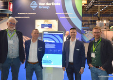 Van der Ende Group had a lot of focus on Kathari: The Kathari removes pathogens, such as viruses, bacteria and fungi, from drain, surface or basin water while retaining the valuable nutrients, through the application of ultrafiltration.Peter Klapwijk (2Harvest), Micha van Nieuwkerk, Tim Kreuger and Sjoerd Nieboer (Van der Ende Group)